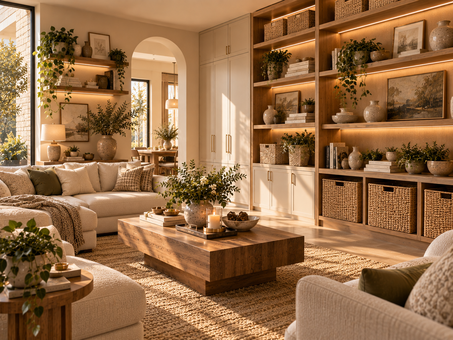 Beautiful organized storage