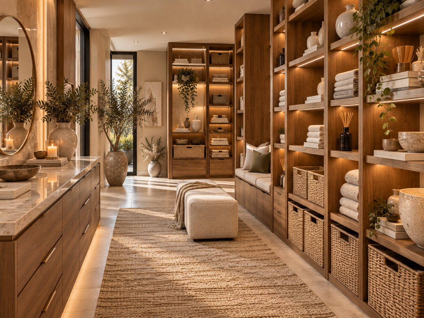 Organized home interior