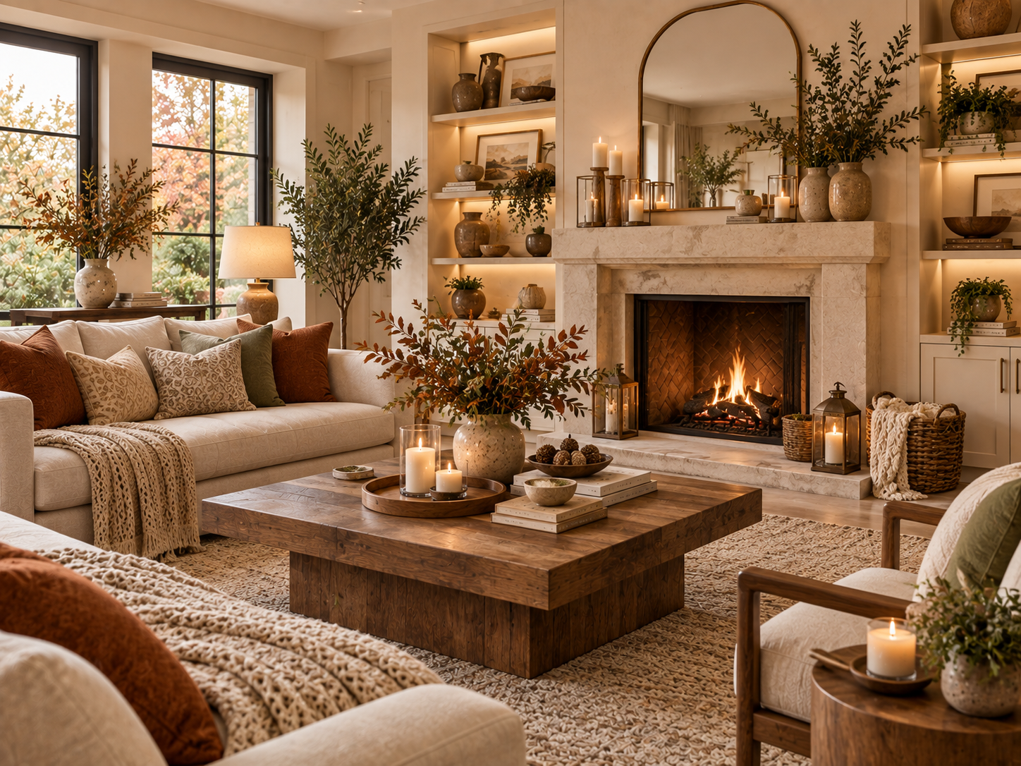 Elegant seasonal home decor